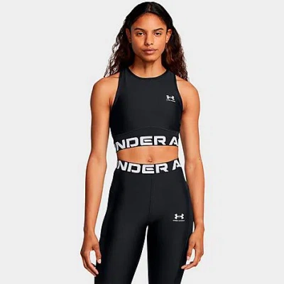Under Armour Women's Heatgear Rib Tank Top In Black