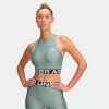 Under Armour Women's Heatgear Rib Tank Top In Green