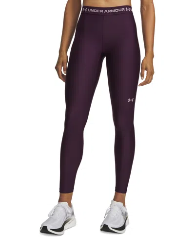 Under Armour Women's Heatgear Training Leggings In Burgundy