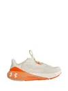 Under Armour Women's Hovr Machina 3 Running Shoes - Medium Width In White, Orange In Multi