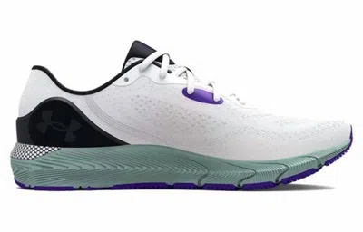 Under Armour Women's Hovr Sonic 5 Running Shoes In White/grape In Multi