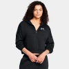 Under Armour Women's Icon Fleece Oversized Half-zip Sweatshirt In Black