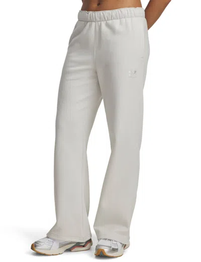 Under Armour Women's Icon Vida Fleece Pants In White