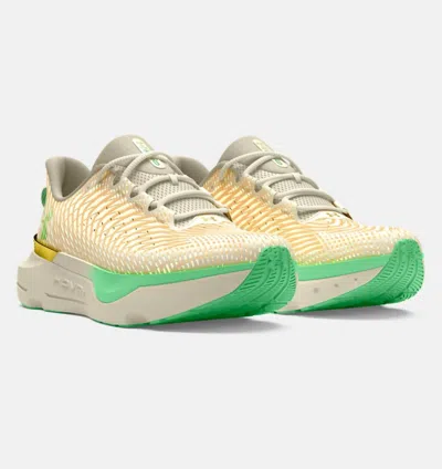 Under Armour Women's Infinite Pro Shoes In Ivory Dune/brownstone In Multi