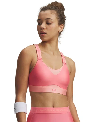 Under Armour Women's Infinity 2.0 High Sports Bra In Pink