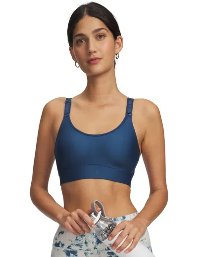 Under Armour Women's Infinity 2.0 Mid Sports Bra In Blue