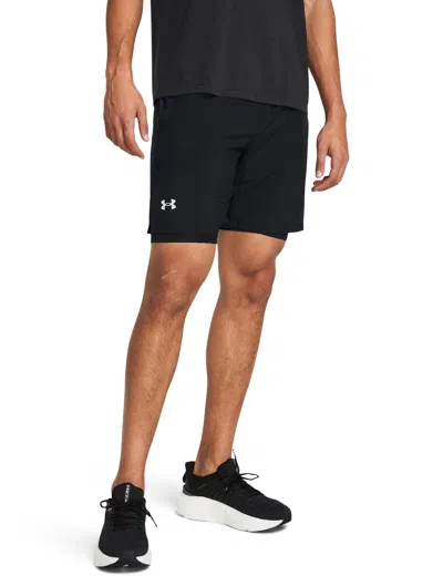 Under Armour Women's Launch 7'' 2-in-1 Shorts In Black