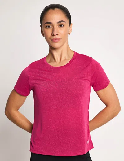 Under Armour Women's Launch Camo Short Sleeve In Pink