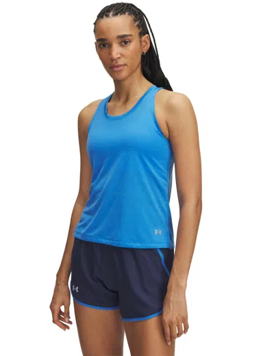 Under Armour Women's Launch Singlet In Blue