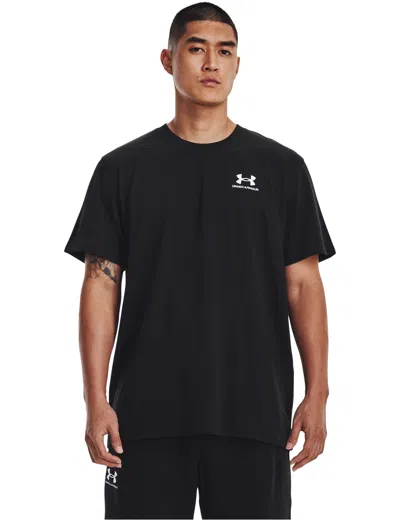 Under Armour Women's Logo Embroidered Heavyweight Short Sleeve T-shirt In Black