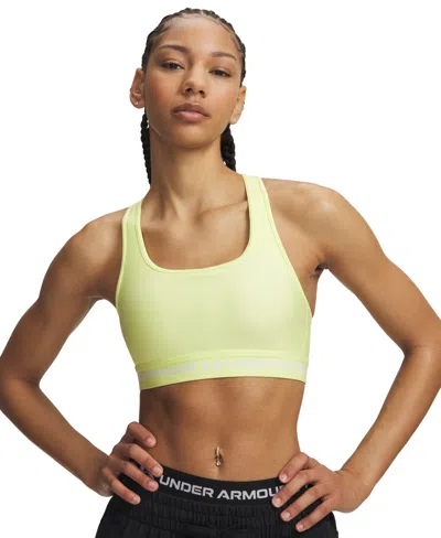 Under Armour Women's Medium Impact Sports Bra In Green