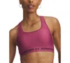 Under Armour Crossback Mid Women's Sports Bra Fuchsia Dusk In Pink