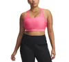 Under Armour Women's Medium Impact Sports Bra In Pink