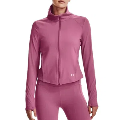 Under Armour Women's Meridian Jacket In Retro Pink / Metallic Silver In Tetra Gray
