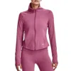 Under Armour Women's Meridian Jacket In Retro Pink / Metallic Silver In Pink