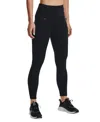 Under Armour Women's Motion Ankle Leggings In Black,jet Gray