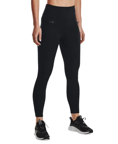 Under Armour Women's Motion Ankle Leggings In Black,jet Gray