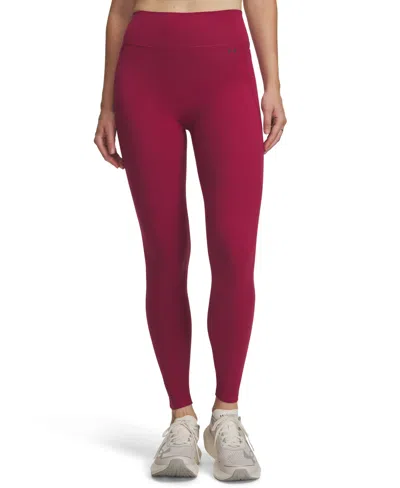 Under Armour Women's Motion Ankle Leggings In Claret,ox Blood