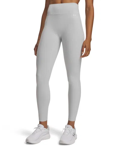 Under Armour Women's Motion Ankle Leggings In Halo Gray,white
