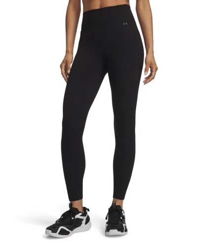 Under Armour Women's Motion Ankle Leggings In Ultimate Black,castlerock