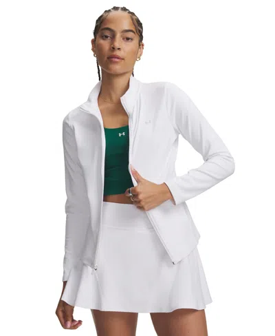 Under Armour Women's Motion Crewneck Jacket In White