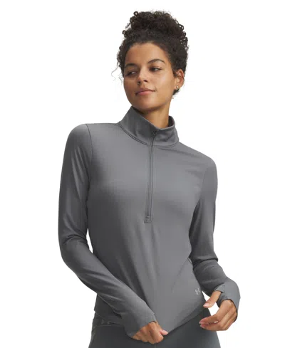 Under Armour Women's Motion Half-zip Long-sleeve Top In Gray