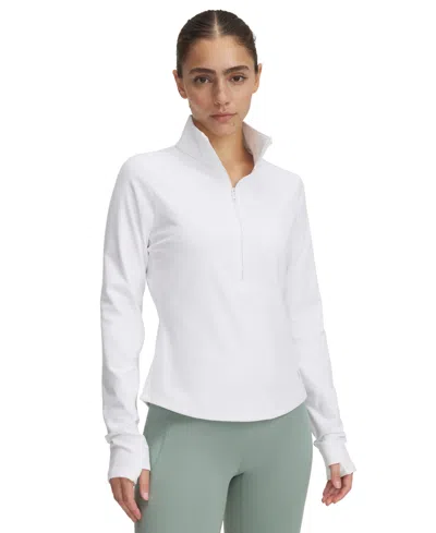 Under Armour Women's Motion Half-zip Long-sleeve Top In White