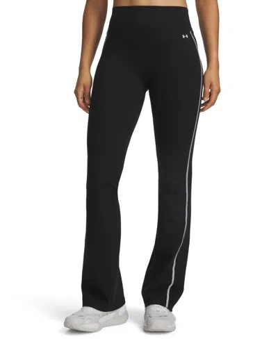 Under Armour Women's Motion High-waisted Boot-cut Pants With Pockets In Ultimate Black