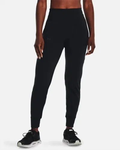 Under Armour Women's Motion Joggers In Black/jet Gray In Multi