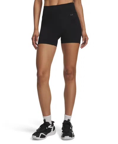 Under Armour Women's Motion Middy Training Shorts In Black