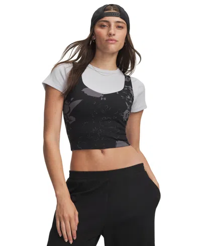 Under Armour Women's Motion Print Tank Top In Black