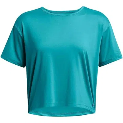 Under Armour Women's Motion Short Sleeve Shirt In Circuit Teal/hydro Teal In Blue