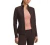 Under Armour Women's Motion Zippered Mock-neck Jacket In Brown