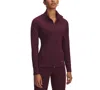 Under Armour Women's Motion Zippered Mock-neck Jacket In Burgundy