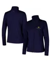 Under Armour Women's Navy Notre Dame Fighting Irish Sweat-wicking Soft Motion Full-zip Jacket In Navy