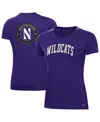 Under Armour Women's Purple Northwestern Wildcats Essentials 2-hit Performance T-shirt In Purple