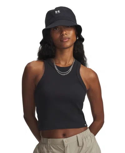 Under Armour Women's Ribbed Sleeveless Tank Top In Black