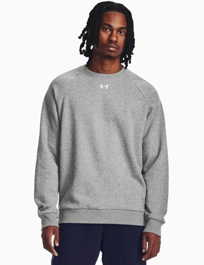 Under Armour Women's Rival Fleece Crew In Gray