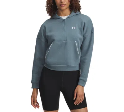 Under Armour Women's Rival Fleece Hoodie In Blue
