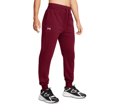 Under Armour Women's Rival Fleece Joggers In Cardinal Red