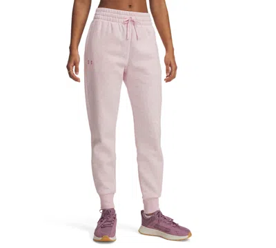 Under Armour Women's Rival Fleece Joggers In Neutral
