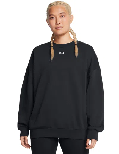 UNDER ARMOUR WOMEN'S RIVAL FLEECE OVERSIZED CREW