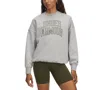 Under Armour Women's Rival Fleece Oversized Varsity Sweatshirt In Gray