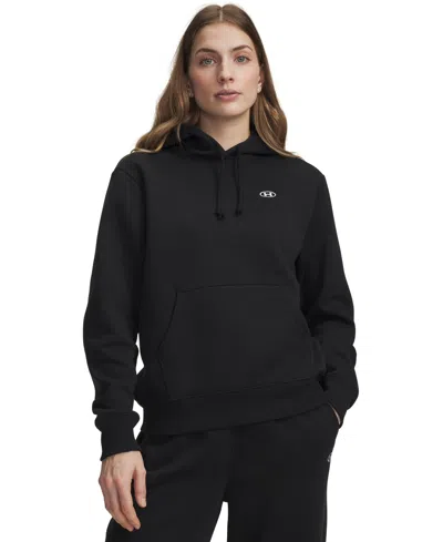 Under Armour Women's Rival Fleece Pul-on Hoodie In Black