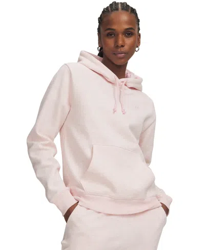 Under Armour Women's Rival Fleece Pul-on Hoodie In Pink
