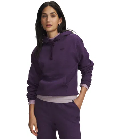 Under Armour Women's Rival Fleece Pul-on Hoodie In Purple