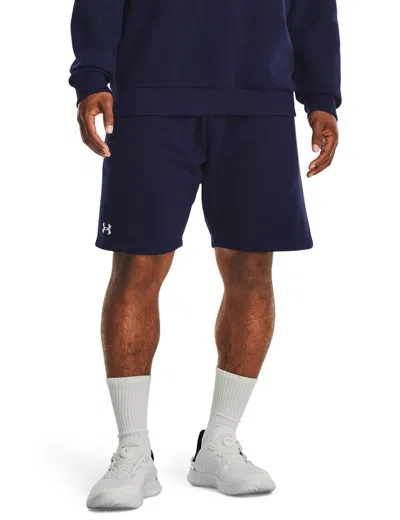 Under Armour Women's Rival Fleece Shorts In Blue