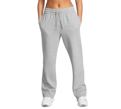 Under Armour Women's Rival Fleece Sweatpants In Gray