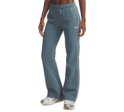 Under Armour Women's Rival Piped-trim Sweatpants In Blue