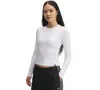 Under Armour Women's Rival Rib Long Sleeve Top In White